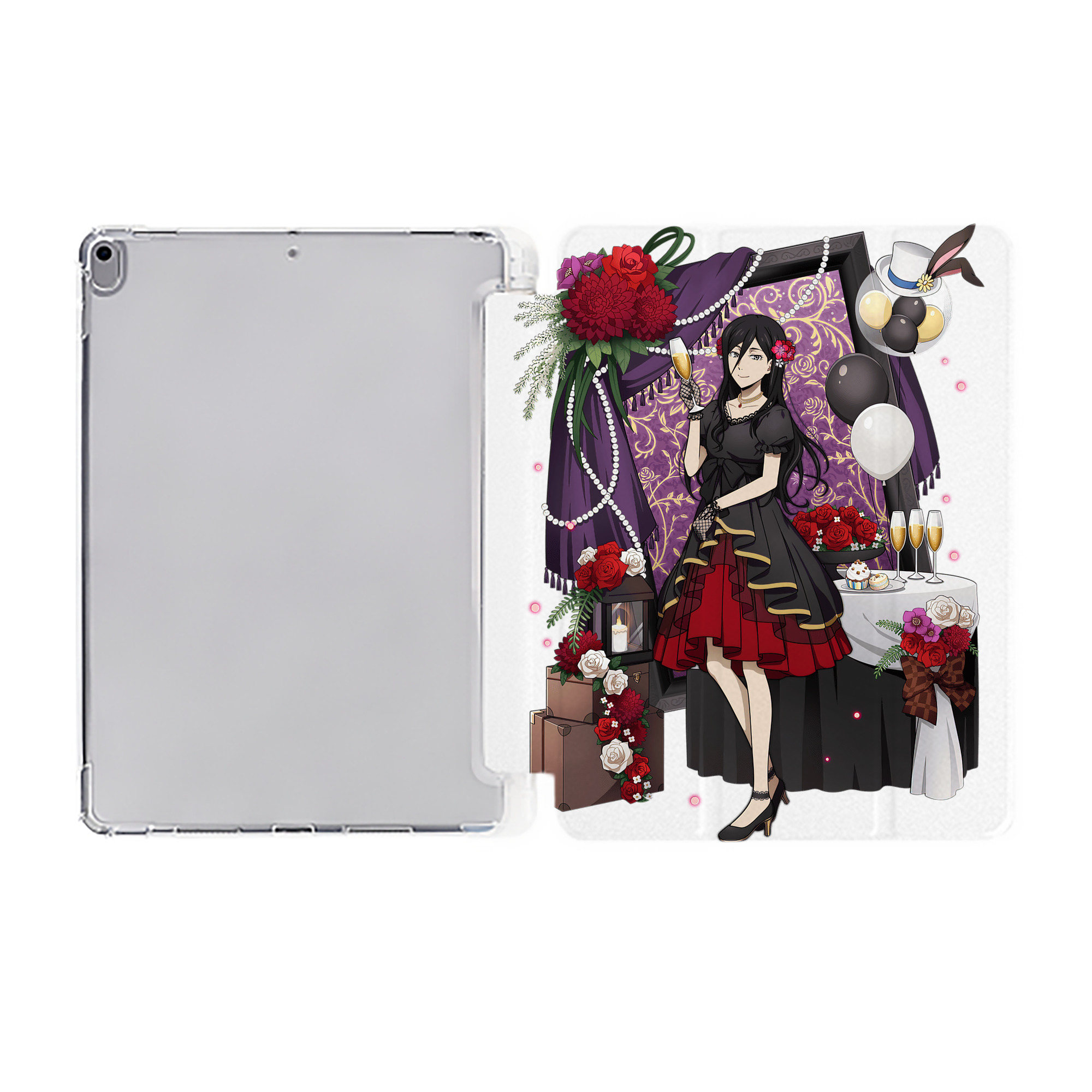 （画像用） 文豪ストレイドッグス Bungo Stray Dogs IPad ケース ペン収納付き 三つ折りスタンド PUレザー×シリコン 対応機種9.5/10.5/10.9インチ